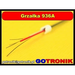 Grzałka metalowa do kolb 936A, 936D, 852D, 868D, 898D