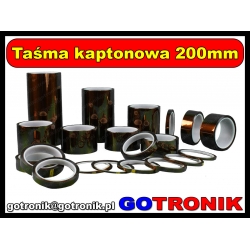 Taśma kaptonowa szerokość 200mm