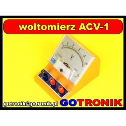 ACV-1 woltomierz analogowy szkolny AC do 150V