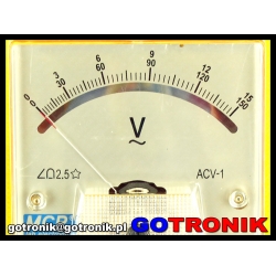 ACV-1 woltomierz analogowy szkolny AC do 150V