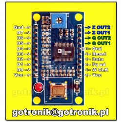 Moduł generatora sygnałowego AD9850 DDS 0-40MHz