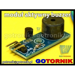 Moduł aktywny buzzer + przewody