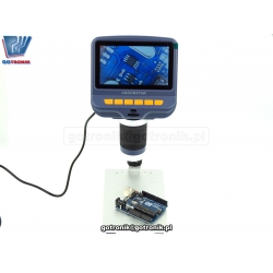 Mikroskop cyfrowy AD106 Andonstar + LCD + 8 Led + statyw