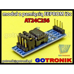 Moduł z pamięcią AT24C256 I2C Serial Eeprom