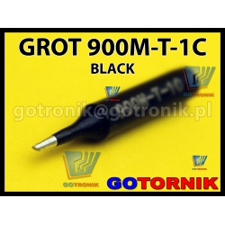 Grot 900M-T-1C BLACK do stacji lutowniczych produkcji Zhaoxin/ Aoyue / PT / WEP / Yihua /