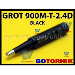 Grot 900M-T-2.4D BLACK do stacji lutowniczych produkcji Zhaoxin/ Aoyue / PT / WEP / Yihua /