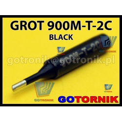 Grot 900M-T-2C BLACK do stacji lutowniczych produkcji Zhaoxin/ Aoyue / PT / WEP / Yihua /