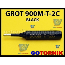 Grot 900M-T-2C BLACK do stacji lutowniczych produkcji Zhaoxin/ Aoyue / PT / WEP / Yihua /