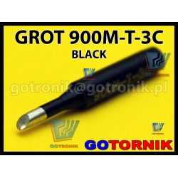 Grot 900M-T-3C BLACK do stacji lutowniczych produkcji Zhaoxin/ Aoyue / PT / WEP / Yihua /