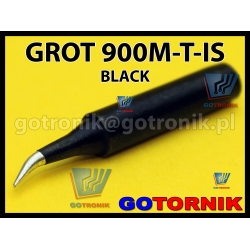 Grot 900M-T-IS BLACK do stacji lutowniczych produkcji Zhaoxin/ Aoyue / PT / WEP / Yihua /