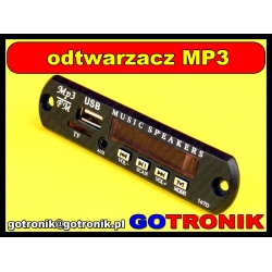 Moduł odtwarzacza plików MP3 audio na panel