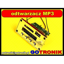 Moduł odtwarzacza plików MP3 audio na panel