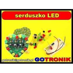 Lampka LED w kształcie serca