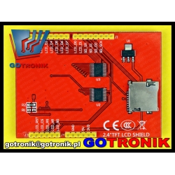 Wyświetlacz LCD TFT przekątna 2.4
