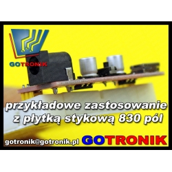 MB102 moduł zasilania do płytki stykowej - czerwony