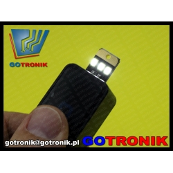 Mini lampka LED USB czarna