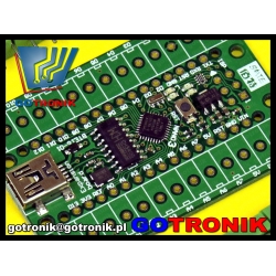 Atmega328P Nano 3.0 CH340 USB + terminal adapter (do przylutowania)