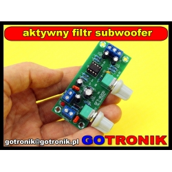 Aktywny filtr dolnoprzepustowy do subwoofera