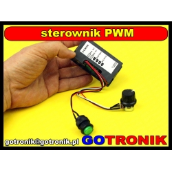Sterownik PWM od 6V do 30V wyświetlacz LED