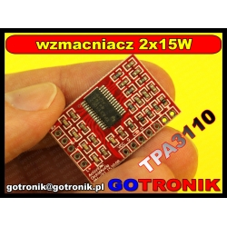 Moduł wzmacniacza mocy TPA3110 2x15W