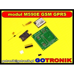 Moduł GSM M590E zestaw do samodzielnego montażu