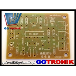 ICL8038 generator funkcyjny - zestaw do samodzielnego montażu