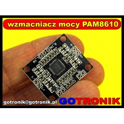 PAM8610 wzmacniacz audio 2 x 15W