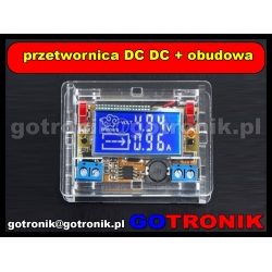 Przetwornica impulsowa DC DC + akrylowa obudowa
