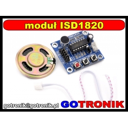 ISD1820 moduł nagrywania/odtwarzania dźwięków