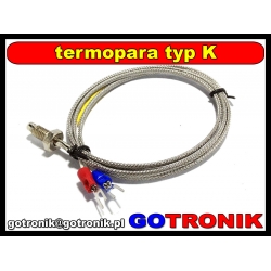 Termopara typ K zakres 0-400°C