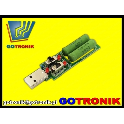 Obciążenie rezystancyjne USB 2 rezystory