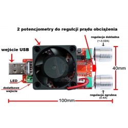 Elektroniczne obciążenie USB 20W