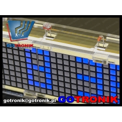 Zegar elektroniczny MATRIX LED z termometrem