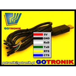 Konwerter USB - TTL układ FTDI FT232RL