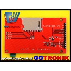 Wyświetlacz LCD TFT 2,8cala 240x320 sterownik ILI9341