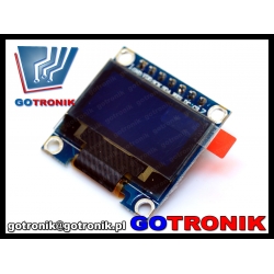 Wyświetlacz OLED 0,96' SSD1306  biały