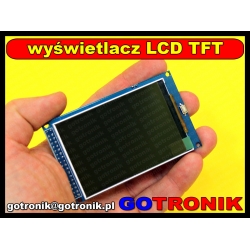 Wyświetlacz LCD TFT przekątna 3.2" 320x480 ILI9341