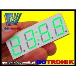 DS3231 zegarek elektroniczny LED zielony