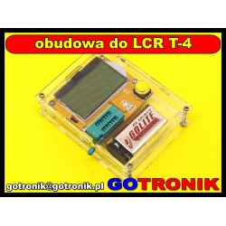 Obudowa do miernika elementów RLC BTE-056 / przeźroczysta