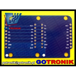 Płytka PCB Dual Base do WeMos D1