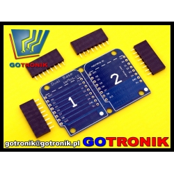 Płytka PCB Dual Base do WeMos D1