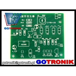 NE555 generator przebiegów - zestaw do samodzielnego montażu