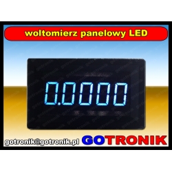 Woltomierz panelowy LED 0-33,000V dc