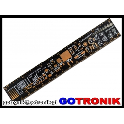 Linijka 15cm PCB czarna