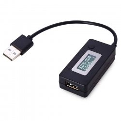 Miernik napięcia i prądu portu USB KCX-017 czarny