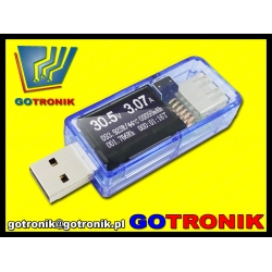 Miernik napięcia i prądu portu USB J7-g