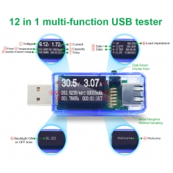 Miernik napięcia i prądu portu USB J7-g