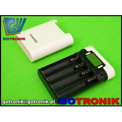 Obudowa powerbank 4 x 18650 biała