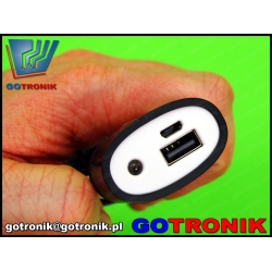 Obudowa powerbank 2 x 18650 czarna