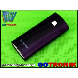 Obudowa powerbank 2 x 18650 czarna